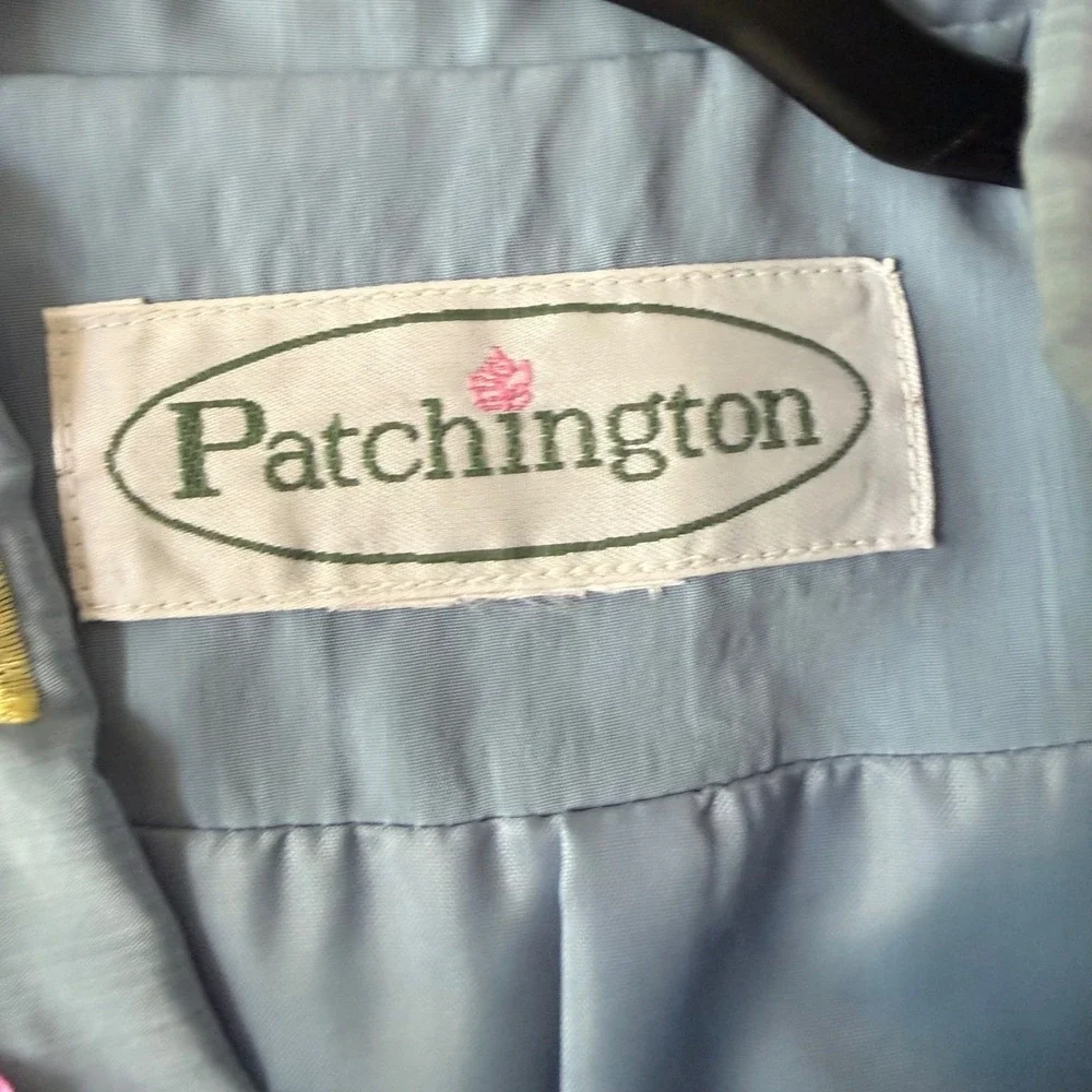 NWT Vintage Patchington Embroidered‎ Rhinestone Jacket Large Read Flaw Coastal G